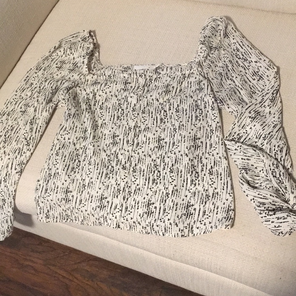 Lush square neck blouse